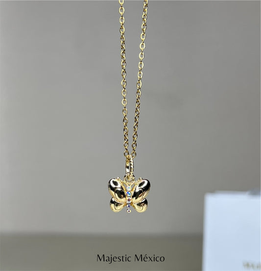 Collar Mariposa Circonias