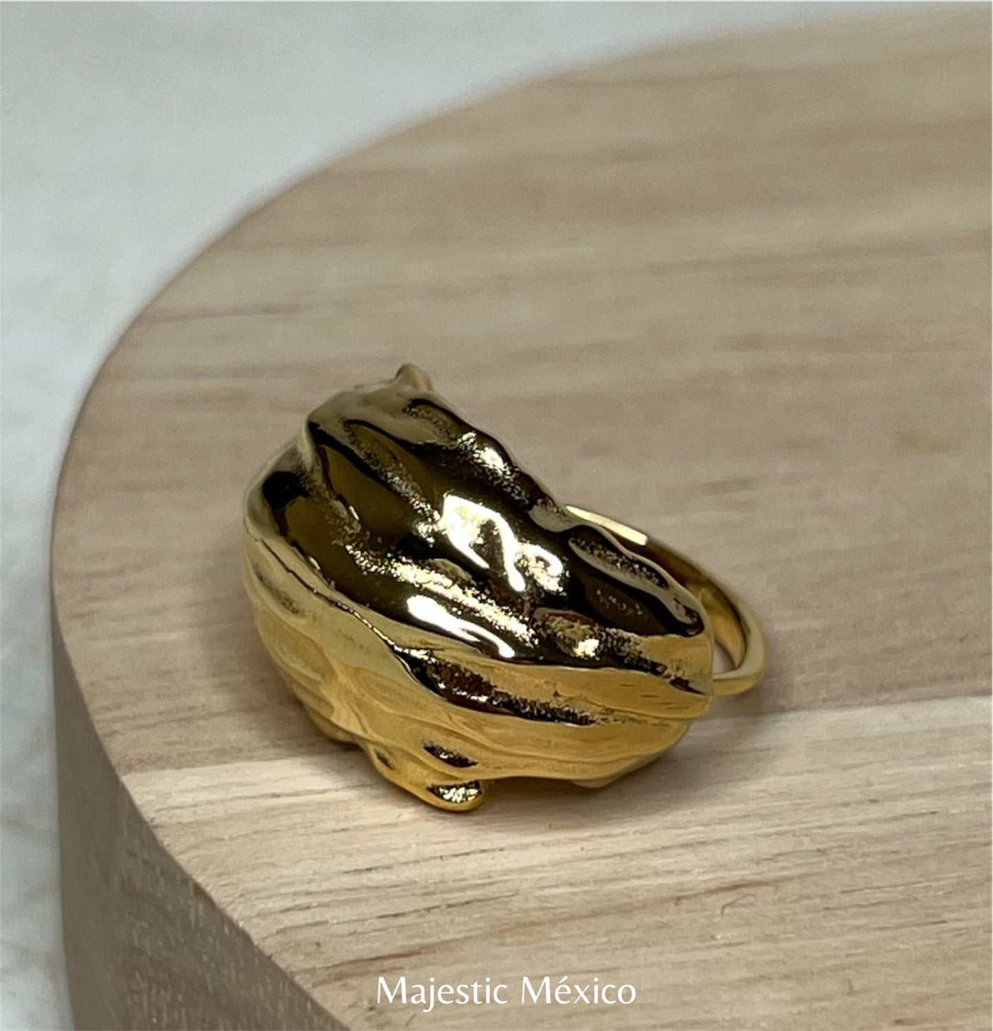 ANILLO AJUSTABLE TEXTURIZADO