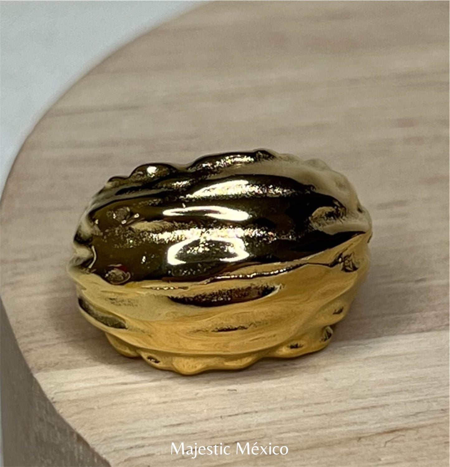 ANILLO AJUSTABLE TEXTURIZADO