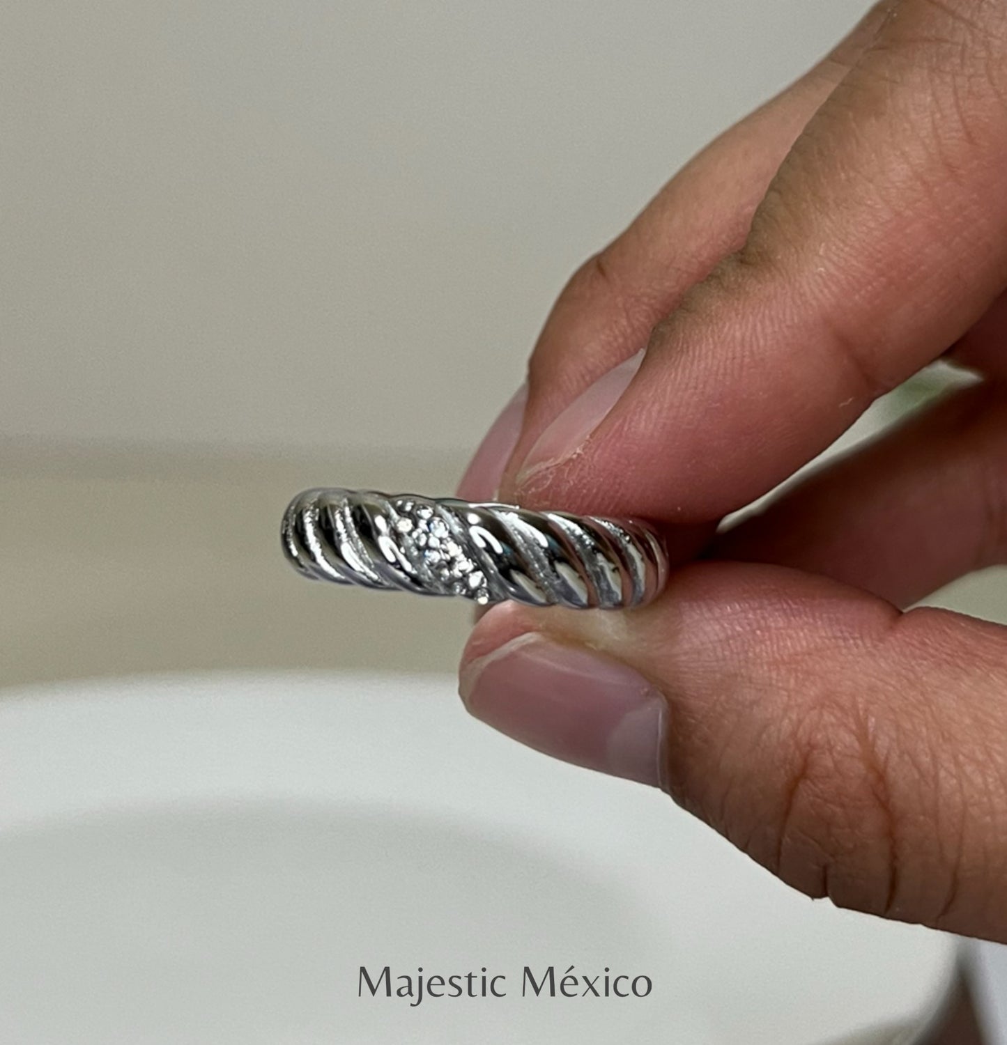 ANILLO TORZAL PLATEADO