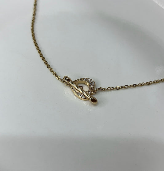 COLLAR CORAZÓN CUPIDO