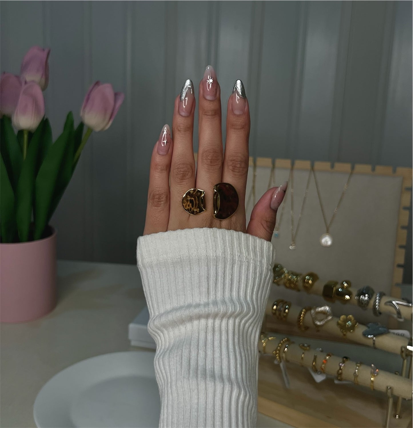 ANILLO AJUSTABLE ASIMÉTRICO