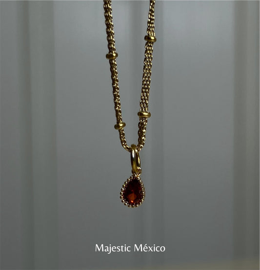 COLLAR GOTA ROJA