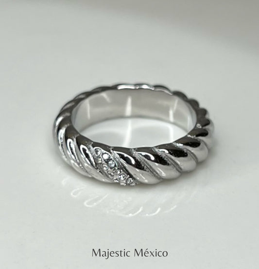ANILLO TORZAL PLATEADO