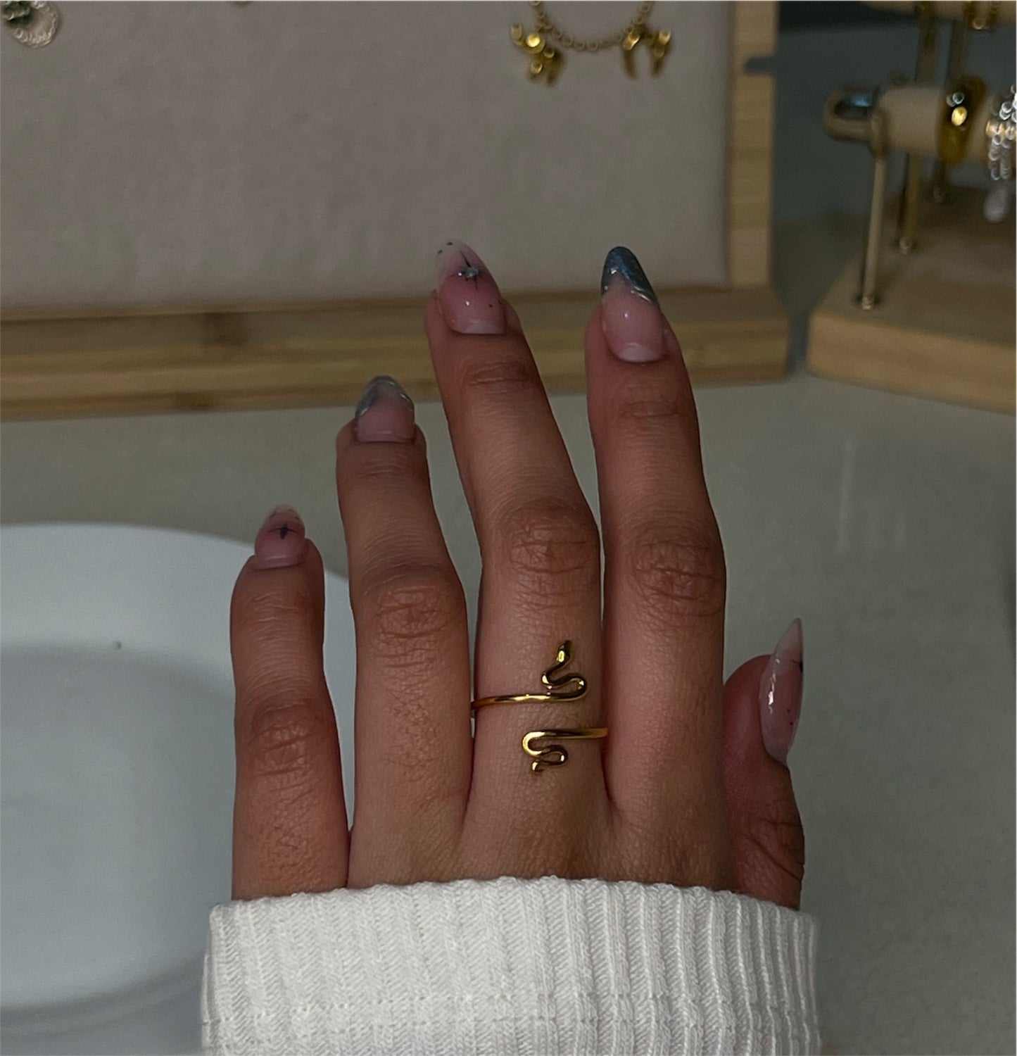 ANILLO SERPIENTE LISA