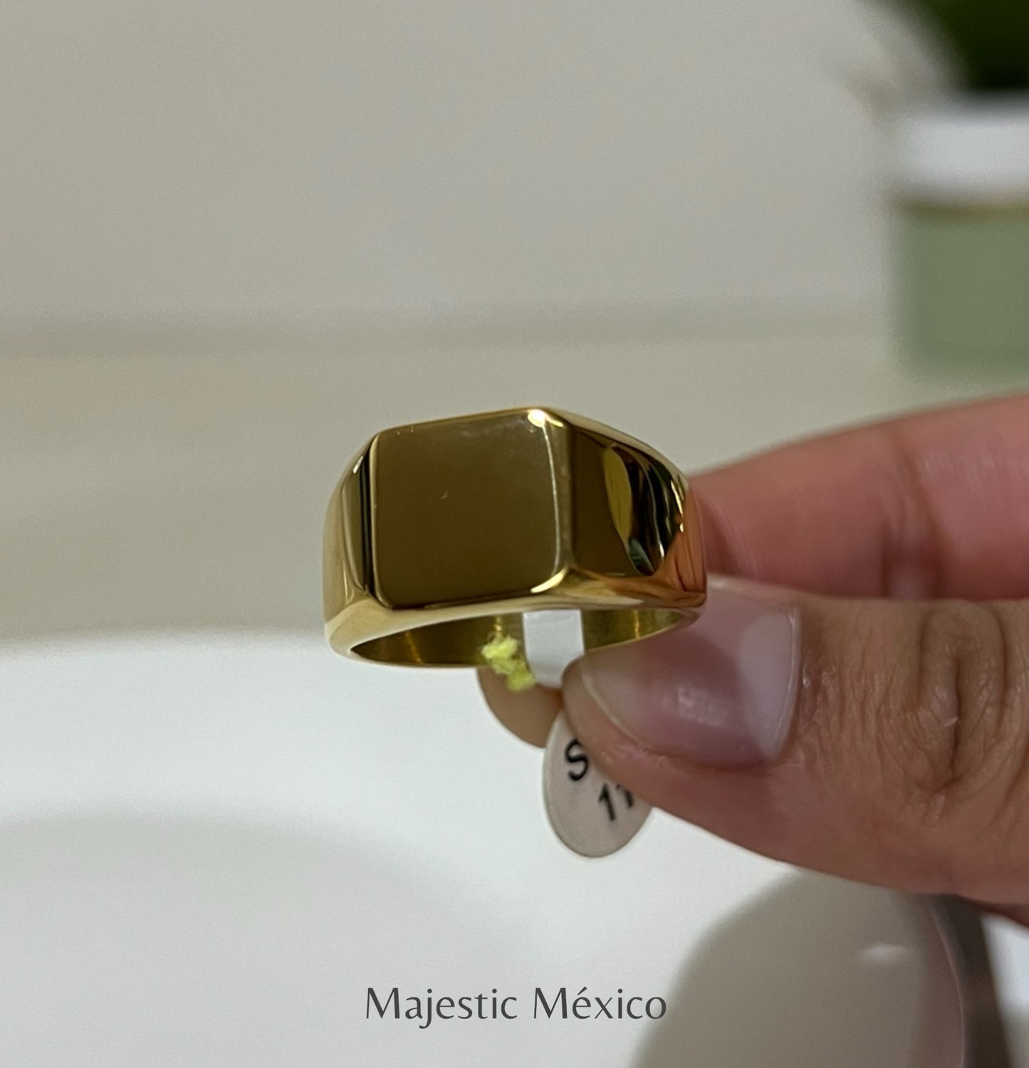 ANILLO SELLO CUADRADO