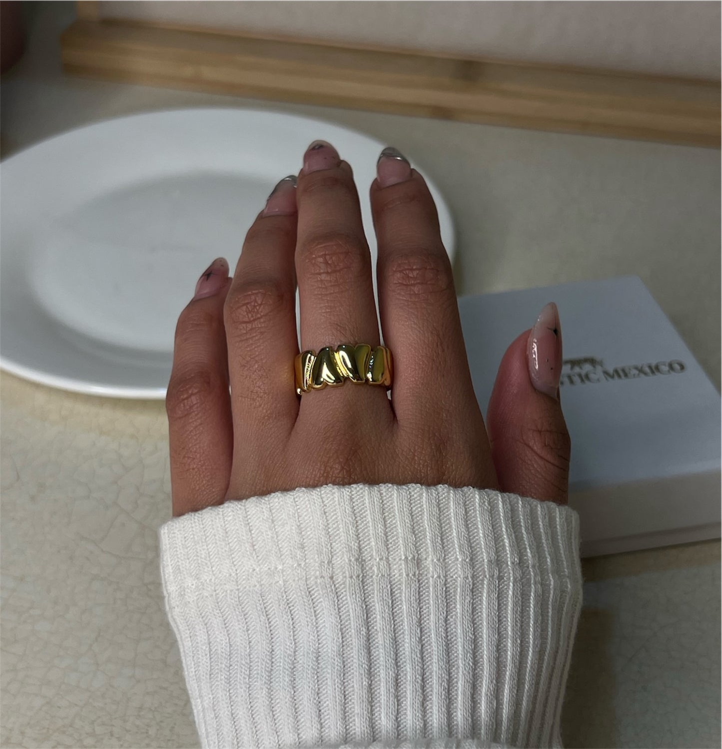 ANILLO DE CORAZONES