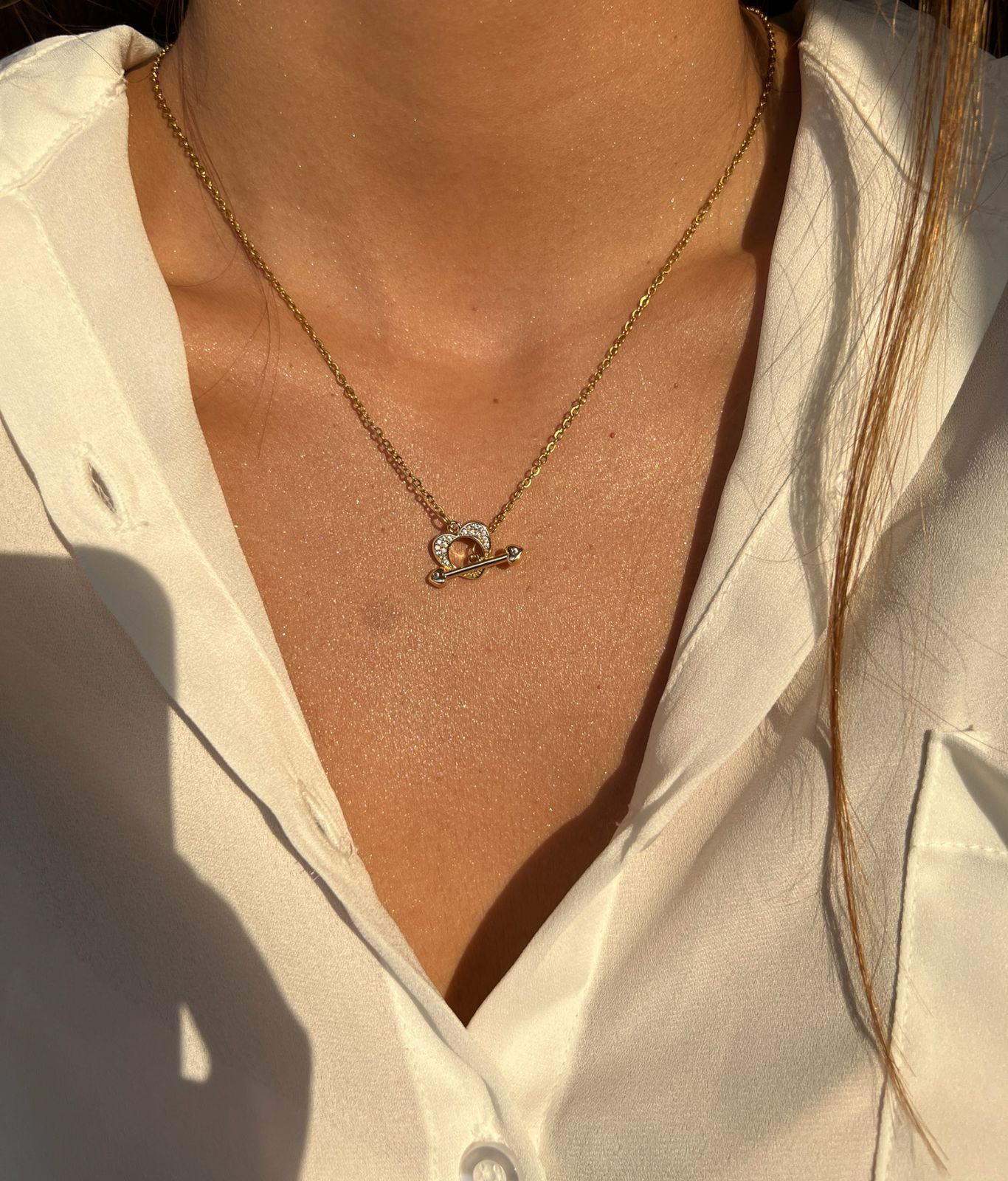 COLLAR CORAZÓN CUPIDO