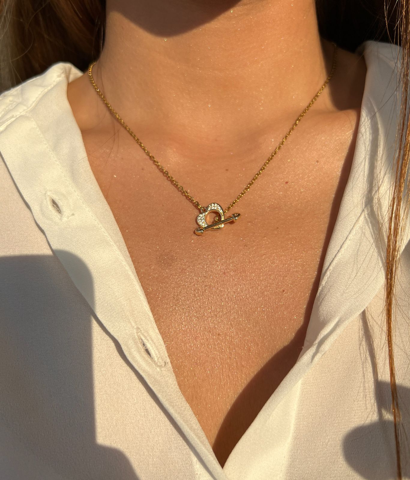 COLLAR CORAZÓN CUPIDO