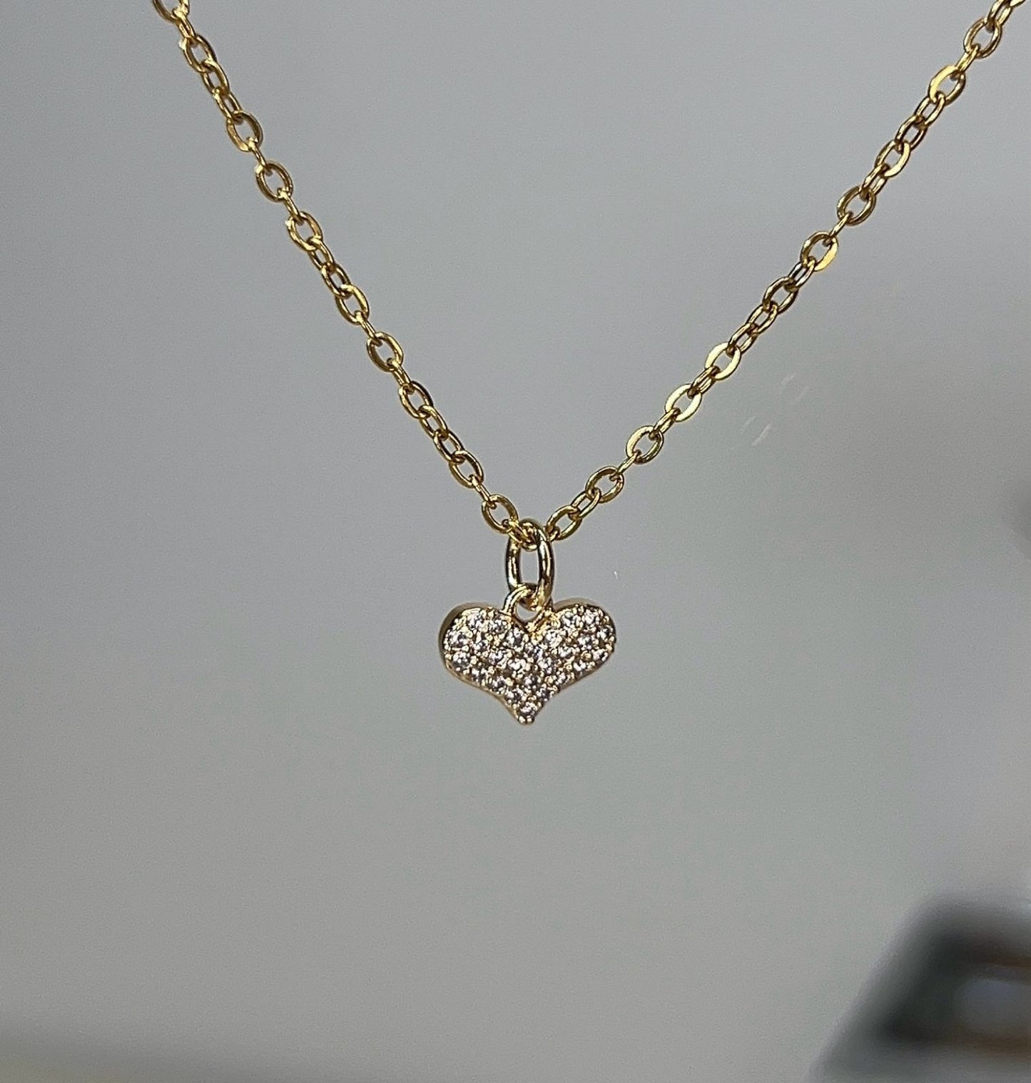 COLLAR CORAZÓN DE ZIRCONIAS